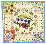 Texas Wildflower Silk Shawl