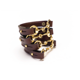 Brass Saddle Horse Bit Bracelet | Estancia x BlueGrass Provisions