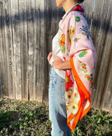 Texas Wildflower Silk Shawl