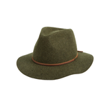 Wesley Wool Fedora Brixton - Heather Moss