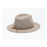 Wesley Wool Fedora Brixton - Heather Natural