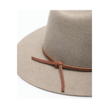 Wesley Wool Fedora Brixton - Heather Natural